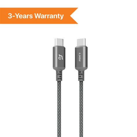ADAM Elements Casa P200 - USB-C to USB-C 240W Charging Cable 200 cm