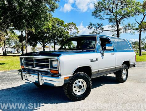 1990 Dodge Ramcharger | SuperSport Classics
