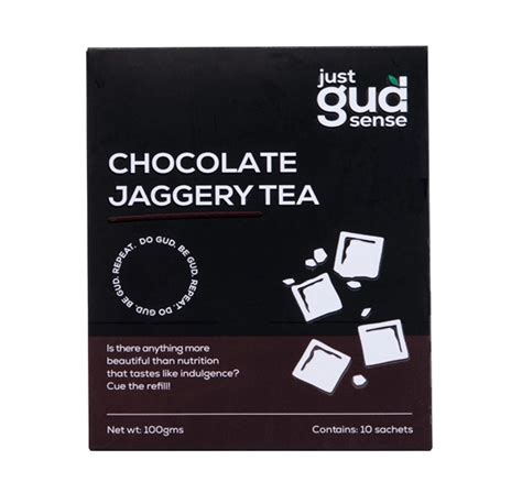 Buy JUST GUD SENSE CHOCO JAGGERY TEA (100gm) Online from Just Gud Sense ...