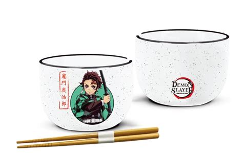 Buy JUST FUNKY Demon Slayer Tanjiro Kamado Japanese Ceramic Dinnerware ...