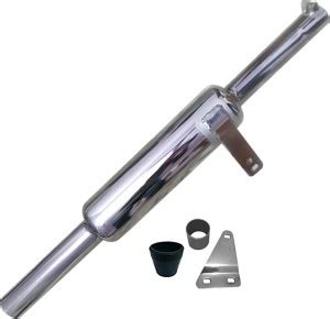 Dhe Best Indori Model Chrome Glasswool / Filter Royal Enfield Thunder ...