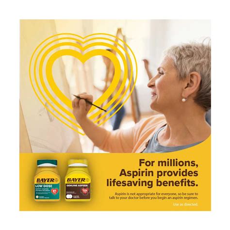 Buy Bayer Genuine Aspirin Pain Reliever and Fever Reducer 325mg Coated ...