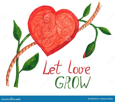 Let love grow stock illustration. Illustration of incense - 63029316