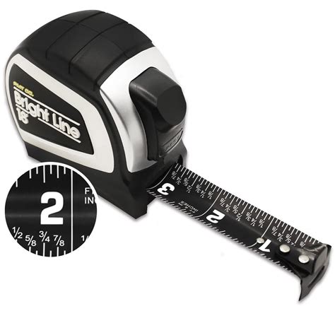 Perfect Measuring Tape - BrightLine High Contrast Dark Mode Easy Read ...