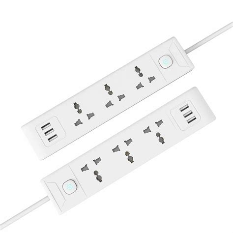 Power Strip Extension Board - Extension Socket with USB Port Cablet ...
