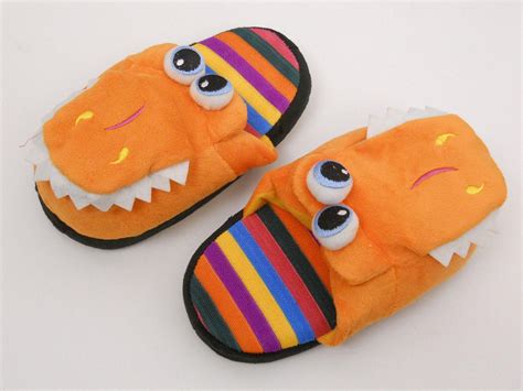 Children T-REX Slippers SIZE S Boys Girls Kids House Shoes Slippers ...