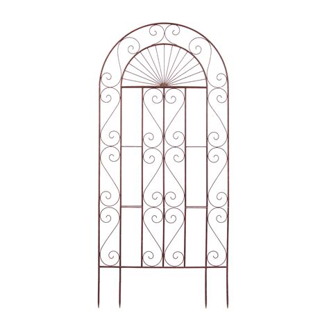 Wildon Home® Octavia 75'' H x 40'' W Steel Arched Trellis | Wayfair