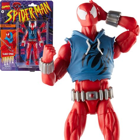Spider-Man Marvel Legends Comic 6-inch Scarlet Spider Action Figure