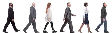 Business People Walking Side Profile 的图像结果