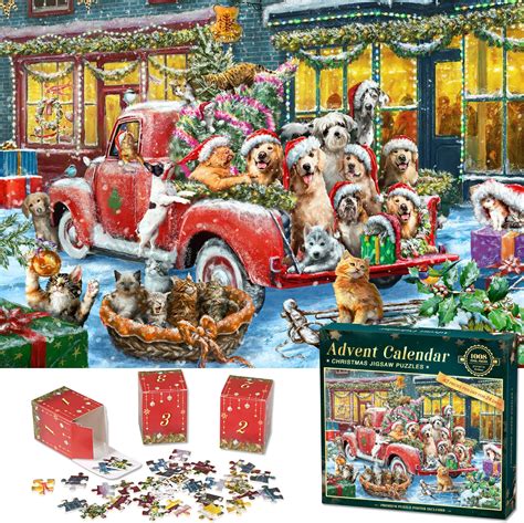 Advent Calendar 2024 Jigsaw Puzzle - 1008 Pieces | 24 Days Countdown ...