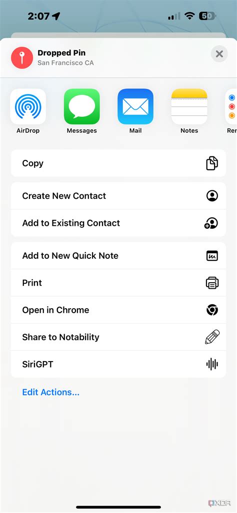 How to drop a pin on iPhone in Apple Maps