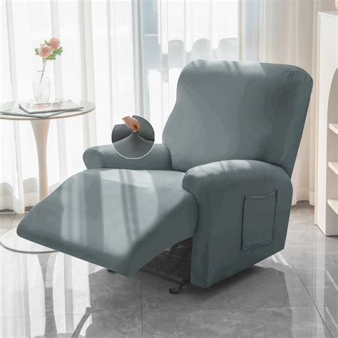 Polyester Recliner Sofa Covers | Stretchable & Durable | HOKIPO ...
