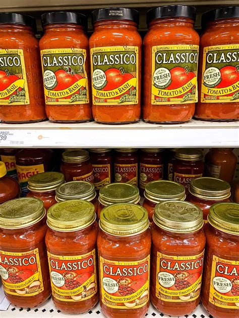 Classico Spaghetti Sauce Brands