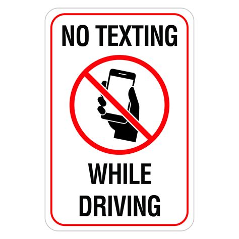 Image result for Texting While Driving Signs