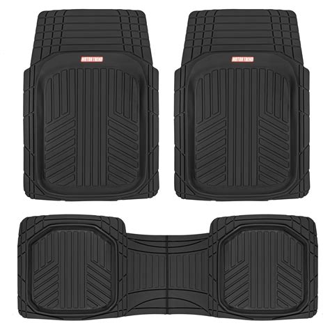 Motor Trend Deep Dish Rubber Floor Mats for Car SUV TRUCK Van, All ...