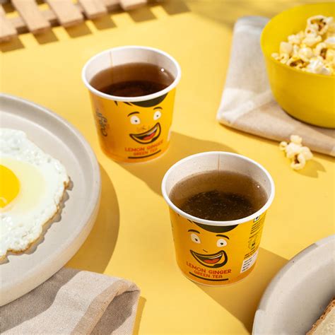 Lemon Ginger Green Tea | 5 Cups Dispenser – Cup-ji