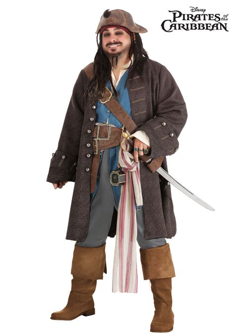 Movie Pirates of the Caribbean Cosplay Costume Captain Jack Sparrow COS ...