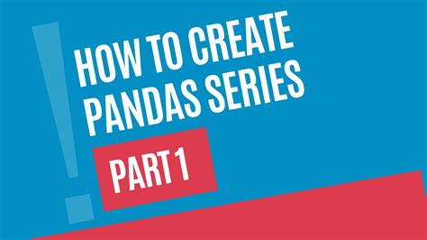 Write a Program to Create Panda Series 的图像结果