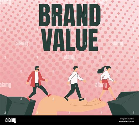 Writing displaying text Brand Value. Concept meaning company generates ...