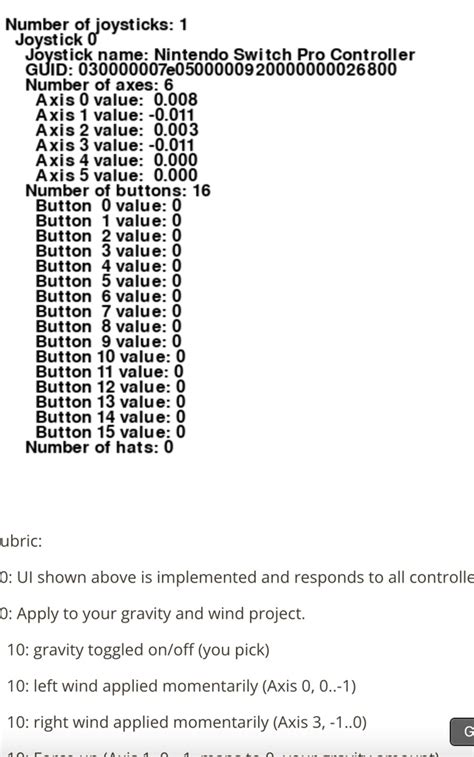 Image result for Pygame Joystick Example