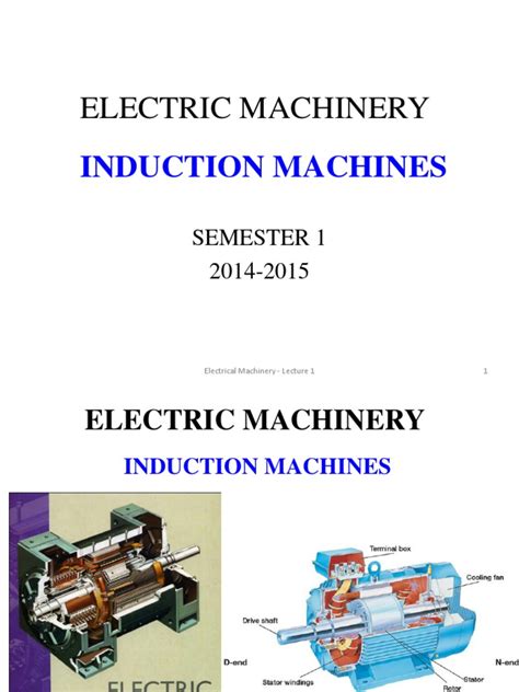 LECTURE 8 Induction Machines 02 | PDF | Electric Motor | Electromagnetic Induction