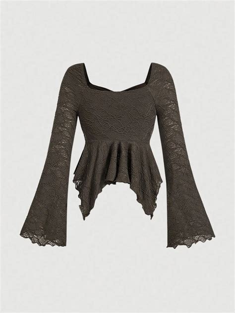 Textured Bow Peplum Top | Savana | Bestsellers