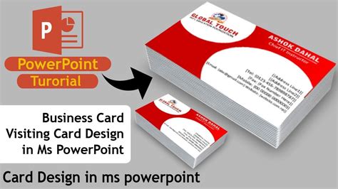 Business Card Template MS PowerPoint 的图像结果