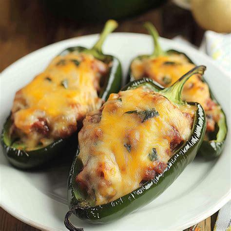 Stuffed Poblano Peppers - Clara quick dinners
