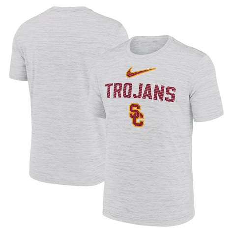 Nike USC Trojans Campus Slant Velocity Performance T-Shirt | Academy