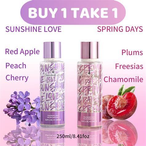 【Buy 1 Take 1】Birthday Gift Pink Summer Shimmer Body Mist Perfume For ...
