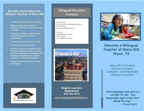 Waco Independent School District : Bilingual Education positions ...