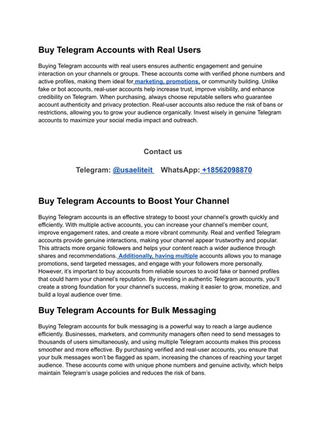 PPT - How to Buy Telegram Accounts for Marketing Today PowerPoint ...