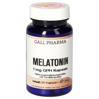 Melatonin 1 mg GPH Capsules [3448876]-Gall-Pharma GmbH-Online-Shop