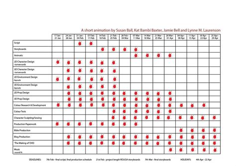 Image result for Animation Production Schedule