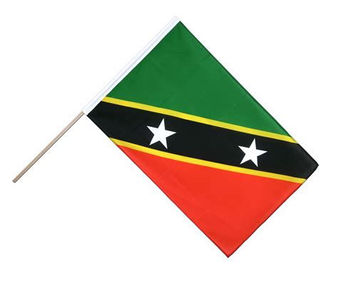 Saint Kitts and Nevis - Hand Waving Flag ECO 2x3 ft - MaxFlags - Royal ...