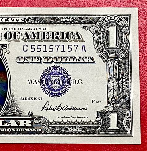 1957 Blue Seal Dollar Bill