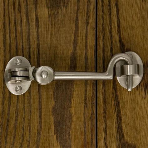 Solid Brass Cabin Door Hook Latch - Door Latches and Hasps - Door ...