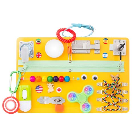 Montessori busyboard Activity Board Travel Occupied Board Montessori ...