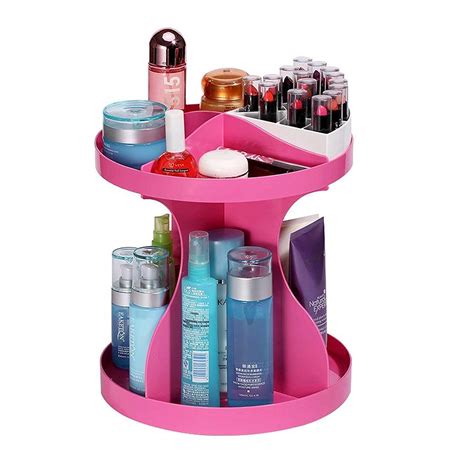 Everyday Shop 360-Degrees Rotating Circular Plastic Storage Box ...