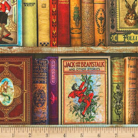 Kaufman Library Of Rarities Books Antique, Quilting Fabric by the Yard ...