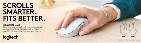 Buy Logitech Signature M650 Wireless Optical Mouse with Silent Click ...