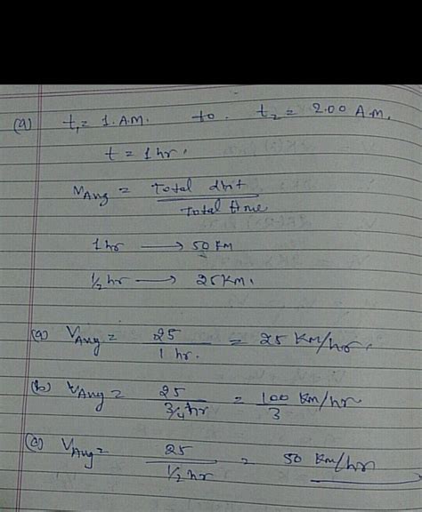 A particle was at rest from 1 a.m. It moved at a uniform speed 50km/hr ...