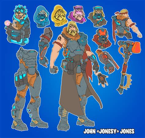 ArtStation - [Fortnite Concept] John "The Legend" Jones AKA the Techno ...