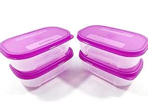 Buy tupperware. Freezer Mini Mate 110 ml Plastic Container (Set of 4 ...