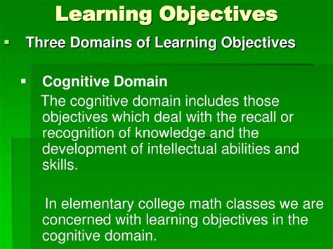 Image result for Three-Part Learning Objectives