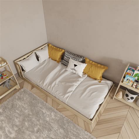 Montessori Birch Floor Bed – Montoddler