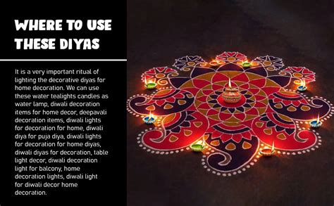 Buy Party Propz Diwali Diyas for Decoration - 6 Pcs Multicolor Clay ...