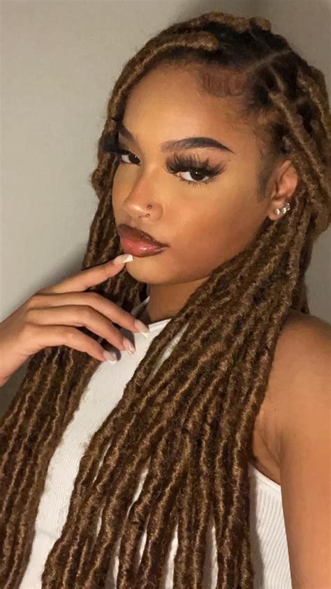 Soft locs distressed faux loc hairstyle ideas – Artofit