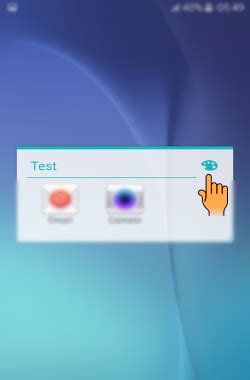 How to create Folder on the home screen in Samsung Galaxy J5(SM-J500F ...