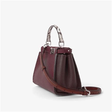 미니 피카부 로마노 가죽 멀티 컬러 | Fendi